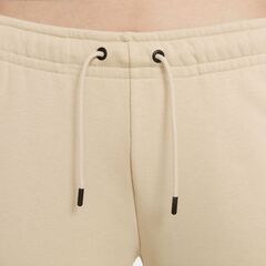 Женские теннисные брюки Nike NSW Essential Pant Regular Fleece W - rattan/white