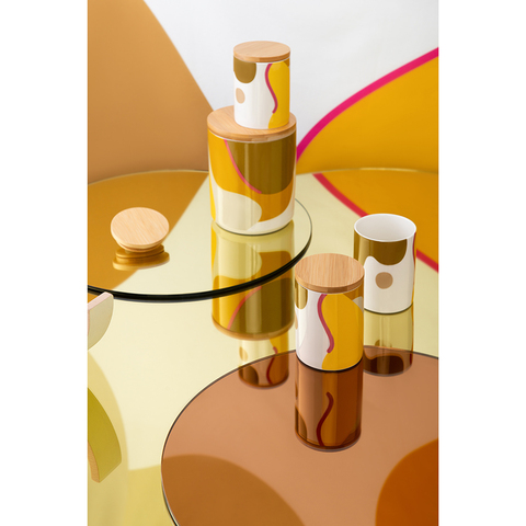 Банка для хранения 1.25л Tkano Freak Fruit горчичная