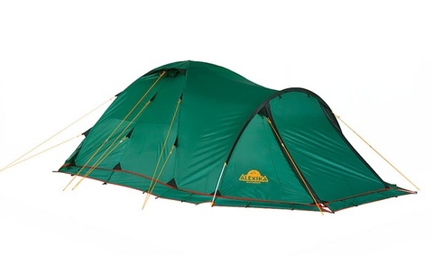 Картинка палатка туристическая Alexika TOWER 3 Plus green, 420x190x115  - 3