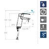 Ramon Soler Смеситель для раковины NEW FLY 570111NM чёрный