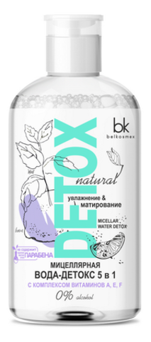 BelKosmex Detox Мицеллярная ВОДА-детокс 5 в 1 500г