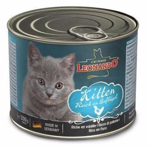 Leonardo консервы для котят (птица) 200 г