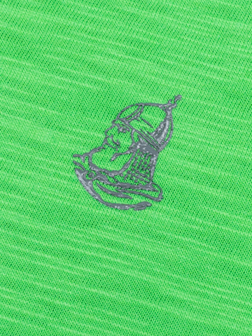 Мужская футболка «Великоросс» травяного цвета круглый ворот