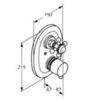 Термостат для душа встраиваемый на 1 потребителя Kludi Adlon 517204520