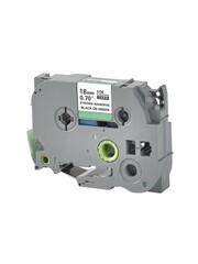 Кассета с лентой S'OK by Sakura Printing TZES741 для Brother,  черный на зеленом, 18мм, 8м , наклейка