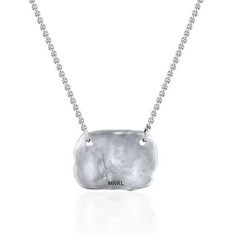 Колье-цепь MANUSCRIPT серебро