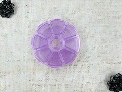 Контейнер для бисера 8 секций, р. 10х3 см