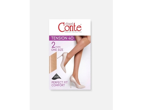 Гольфы женские 40 Den Tension, Mocca Conte