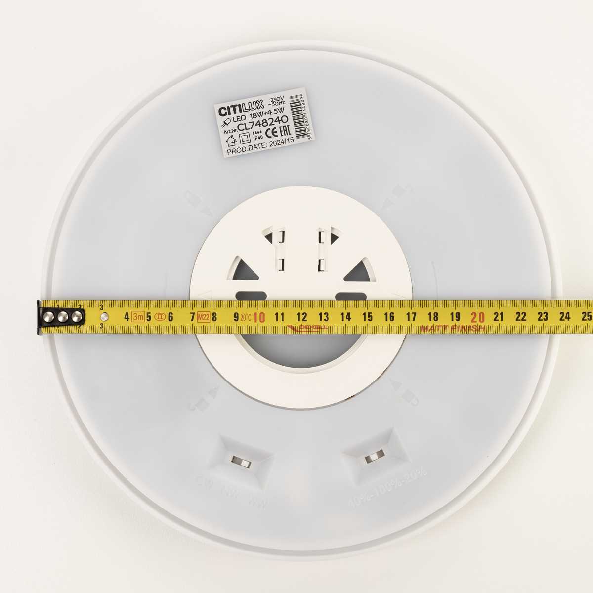 Потолочный светодиодный светильник Citilux Norma CL748240