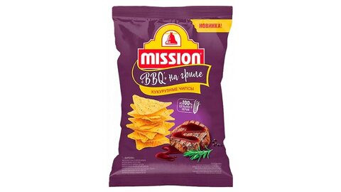 Чипсы MISSION кукурузные со вкусом Барбекю 220гр