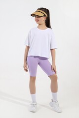 Бриджи для девочки №5 Виотекс ЛИЛОВЫЙ