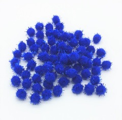 Помпоны для творчества глиттерные, ш. 1,5 см