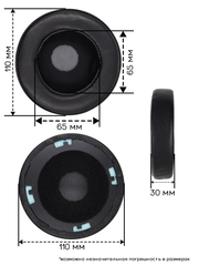 Амбушюры для наушников AKG K601, K701, K702, Q701, K612, K712PRO (Натуральная кожа)