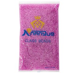 
          Бисер Alingar размер №12 вес 450 гр., розовый перламутровый, непрозрачный, пакет