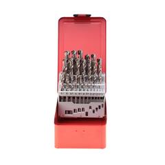 Набор сверл по металлу 1-13мм 25шт DIN338 HSS-G 118° (мет. кейс) Ruko 214215(K)