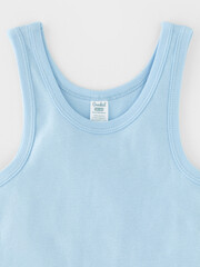 набор майка  для мальчика  К 1182-2уп/льдисто-голубой,глубокий синий