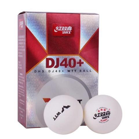 Мячи для настольного тенниса DHS 3* DJ40+ WTT (6шт.)