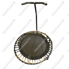 Каркасный батут с Т-образной ручкой, черный, диаметр 3 фт