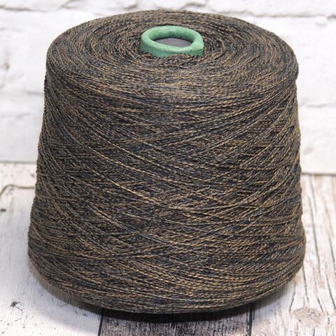 Хлопок принтованный Loro Piana PAPIRO STAMPATO 330 черно-коричневый