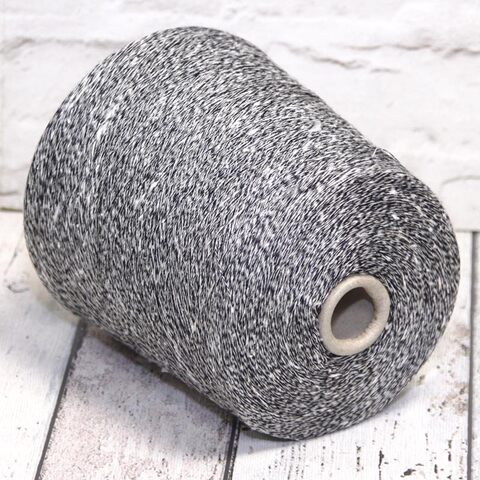 Лен с хлопком фламе CTF FLORENSCENTE 1400 черно-белый