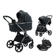 Детская коляска SKYTEO KAIRO 755 3в1 (серый)