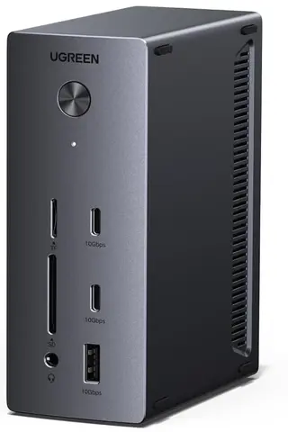 Док-станция UGREEN CM843 (85489) 14-in-1 USB-C Docking Station,  серый космос