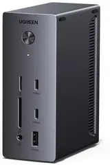 Док-станция UGREEN CM843 (85489) 14-in-1 USB-C Docking Station,  серый космос