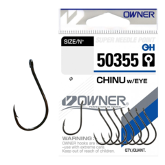 50355 № 3 Крючки Owner Chinu with Eye / продажа от 5 уп.