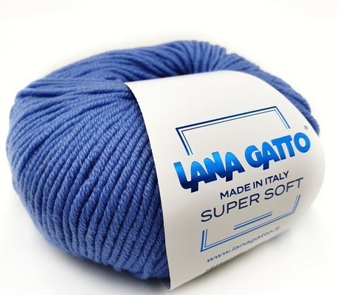 Пряжа Lana Gatto Supersoft 14341 голубой