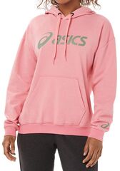 Женская толстовка Asics Big Asics OTH Hoodie W - peach petal/slate grey