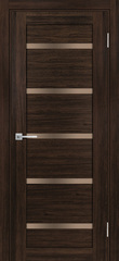 Дверь PSL- 7 / Цвет Сан-ремо шоколад / бронза сатинат / Двери PROFILO PORTE