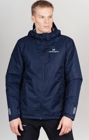 Утеплённая прогулочная лыжная куртка Nordski Urban 2.0 Dark Blue мужская