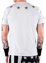 Футболка теннисная Hydrogen Star Tech Tee Man - white/gold