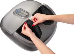 Массажер для ног ВИВО со съемными лимфодренажными манжетами Bradex