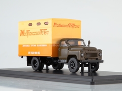 GAZ-52 GZTM-893A Furniture van khaki-yellow 1:43 Start Scale Models (SSM)