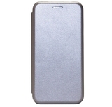 Чехол-книжка из эко-кожи Deppa Clamshell для Samsung Galaxy F62 (Серебро)