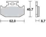 Колодки тормозные LB 722CM44