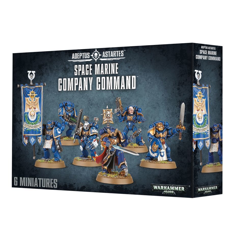 Space Marine Company Command | Warhammer 40000 | Купить в интернет-магазине  wargame39.ru