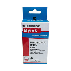 Картридж MyInk 712 для HP Designjet T650/T630/T250/T230 3ED71A Black, 80 ml, Pigment