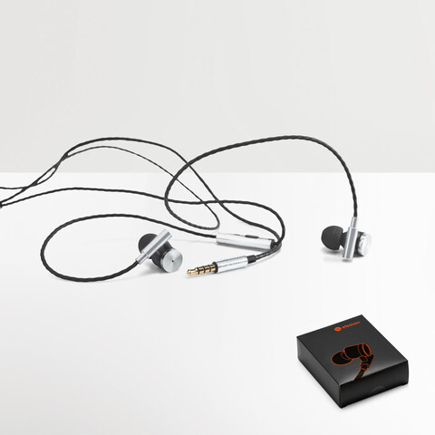 VIBRATION. Наушники из металла и ABS с микрофоном