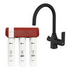 Lemark LM7261BL086 Комплект: Смеситель LM7261BL для кухни + Фильтр для очистки жесткой воды OPTIMA, защита от накипи
