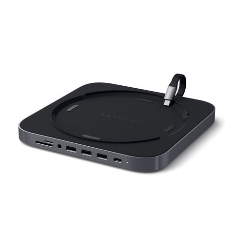 Док станция Satechi Mac Mini Stand & Hub для Mac Mini