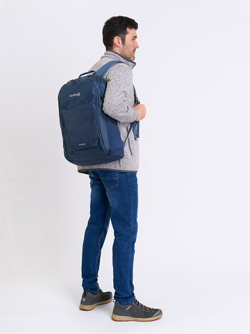 Картинка рюкзак городской Redfox Hitchhiker 30 V2 8800/серо-синий - 7