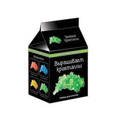 Научная мини-игра"Выращиваем кристаллы", цвет зеленый