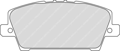 FCP1859H Тормозные колодки дисковые спортивые DS2500