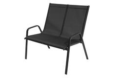 Диван к набору Сан-Ремо арт.4562-МТ003 текстилен (черный) (В) "Garden story"