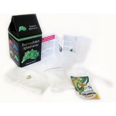 Научная мини-игра"Выращиваем кристаллы", цвет зеленый