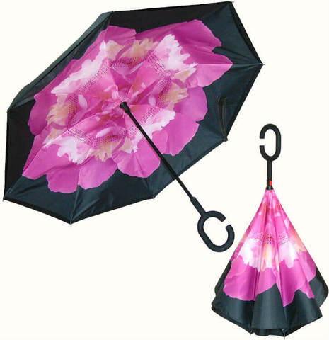 Обратный зонт ReU Peonia (арт.RU-8)