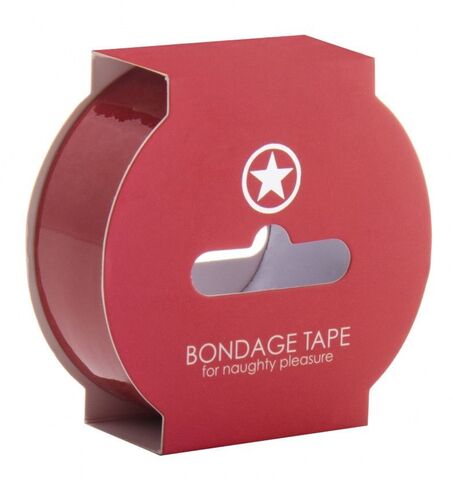 Красная лента Non Sticky Bondage Tape - 17,5 м. - Shots Media BV Ouch! OUBT003RED