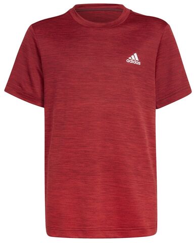 Детская теннисная футболка Adidas B A.R. Grad Tee - red/red/white